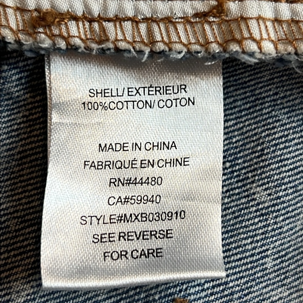 Love Fire denim maxi Western Cowboy Skirt SZ 9/M New - Picture 6 of 9